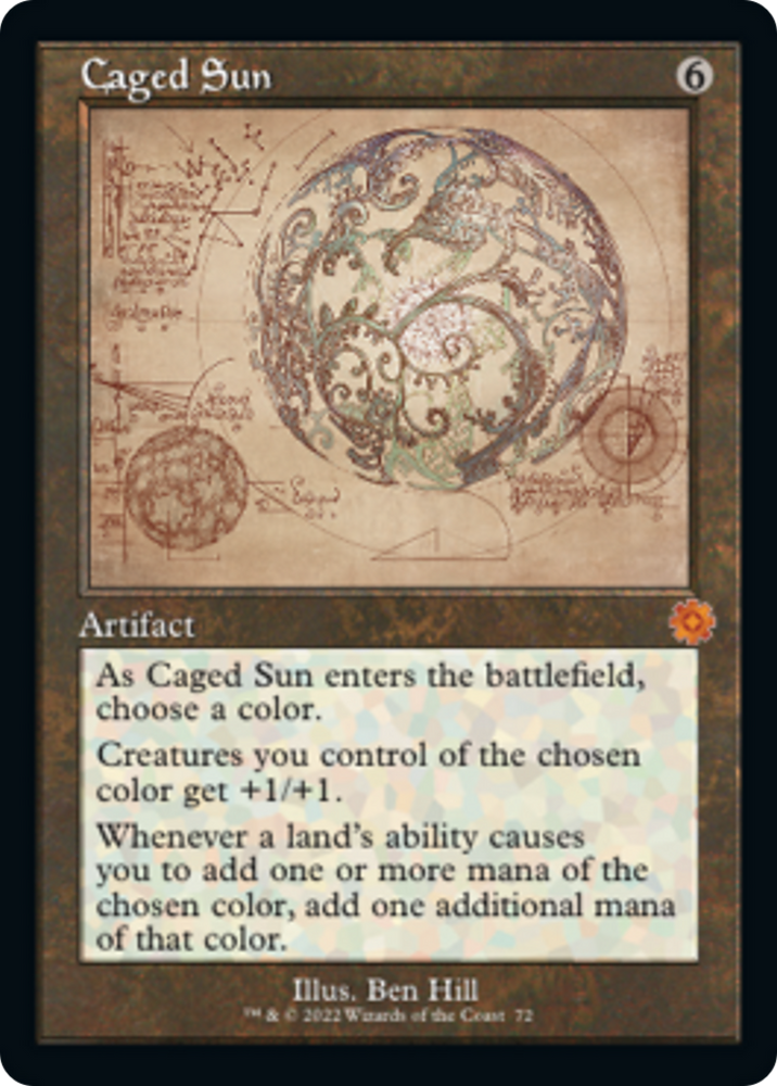 Caged Sun (Schematic) [The Brothers' War Retro Artifacts]