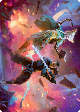 Explosive Entry Art Card [Kamigawa: Neon Dynasty Art Series] (ANEO 13)