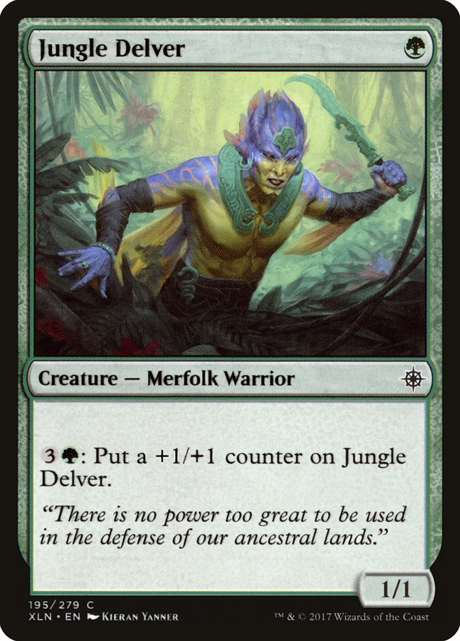 Jungle Delver [Ixalan] (XLN 195)