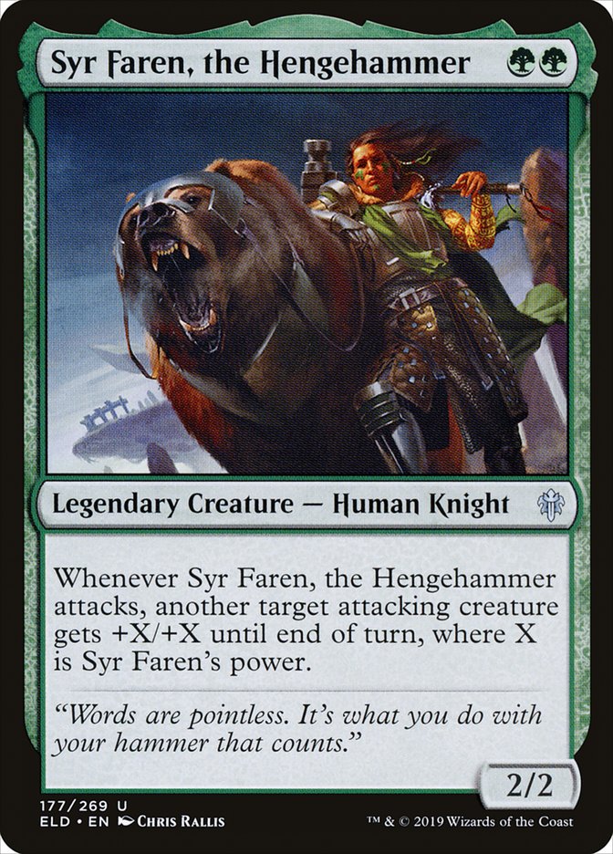 Syr Faren, the Hengehammer [Throne of Eldraine] (ELD 177)