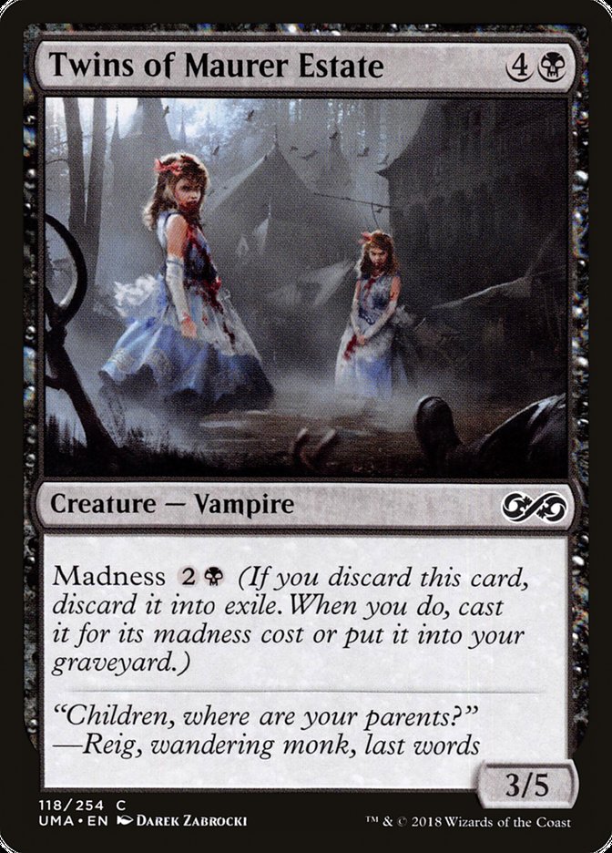 Twins of Maurer Estate [Ultimate Masters] (UMA 118)