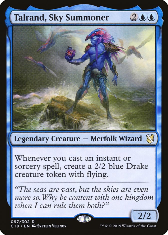 Talrand, Sky Summoner [Commander 2019] (C19 97)