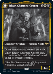 Edgar, Charmed Groom // Edgar Markov's Coffin [Innistrad: Double Feature] (DBL 503)