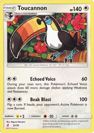 Toucannon (22/30) [Sun & Moon: Trainer Kit - Lycanroc & Alolan Raichu]