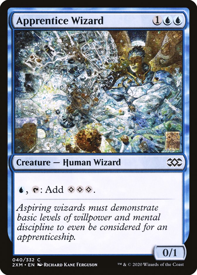 Apprentice Wizard [Double Masters] (2XM 40)