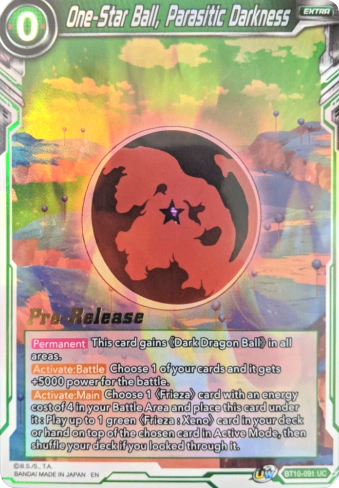 One-Star Ball, Parasitic Darkness [BT10-091]