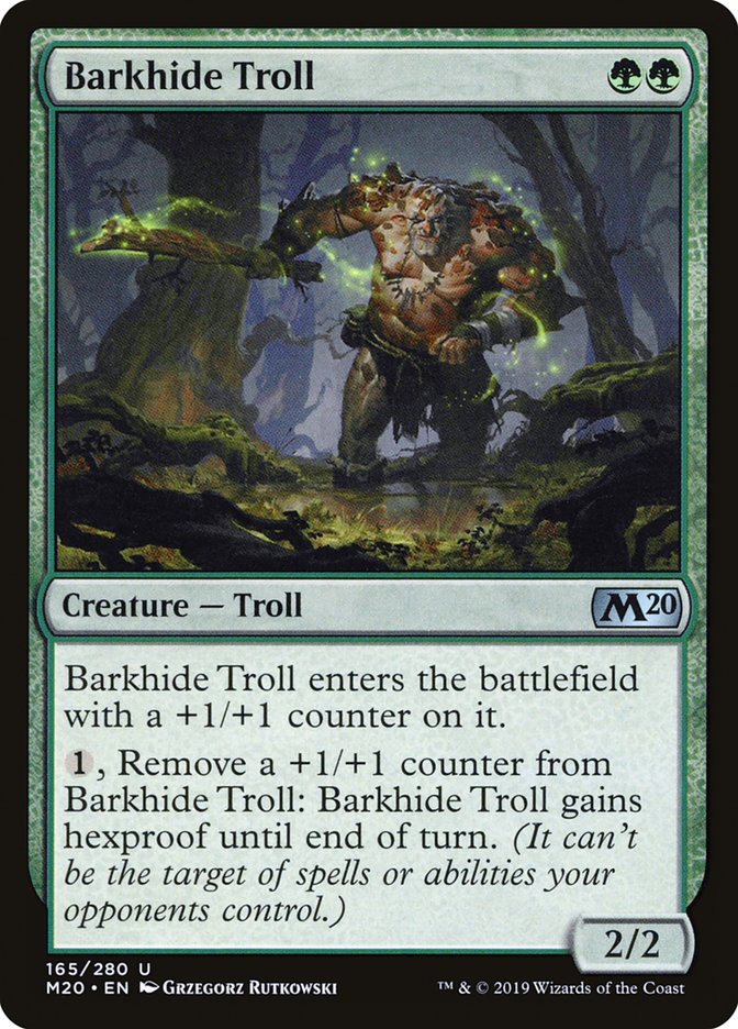 Barkhide Troll [Core Set 2020] (M20 165)