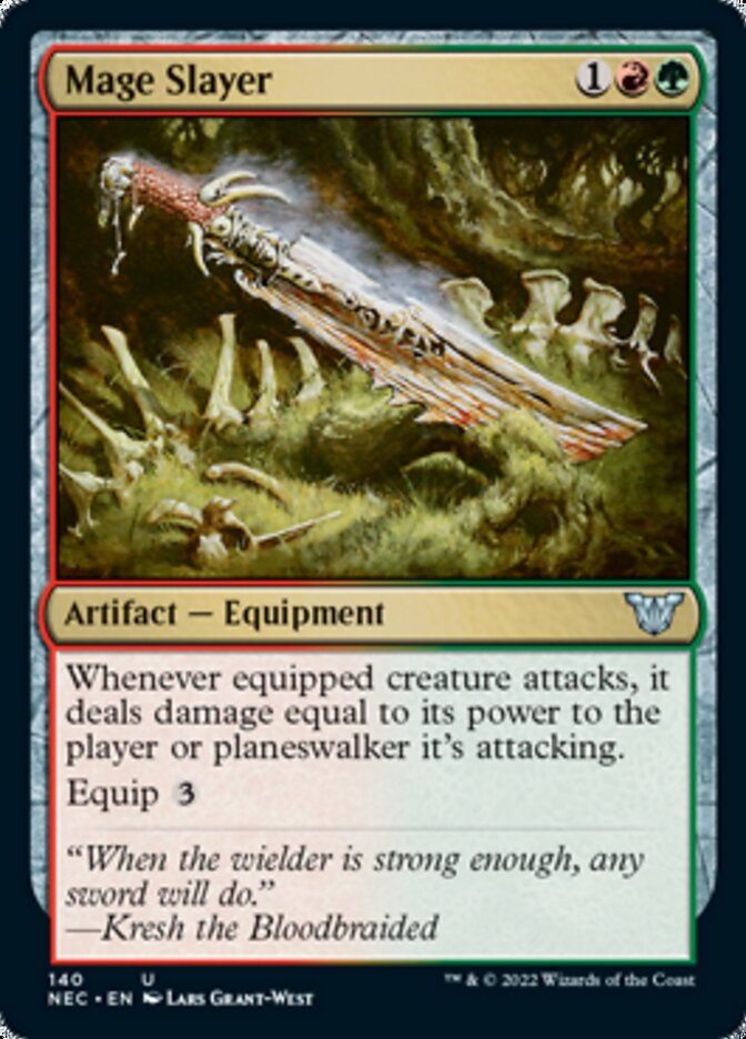 Mage Slayer [Kamigawa: Neon Dynasty Commander] (NEC 140)