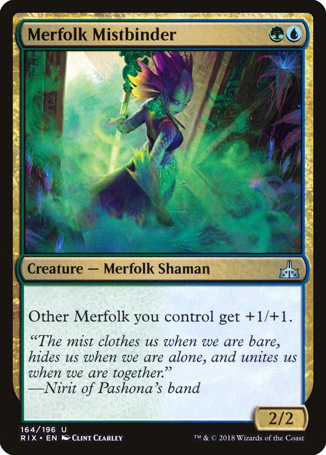 Merfolk Mistbinder [Rivals of Ixalan] (RIX 164)