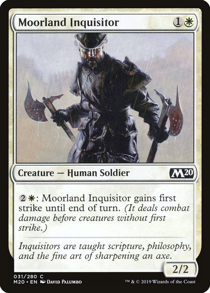 Moorland Inquisitor [Core Set 2020] (M20 31)