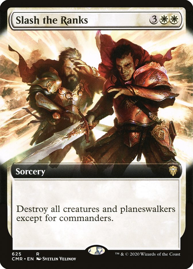 Slash the Ranks (Extended Art) [Commander Legends] (CMR 625)
