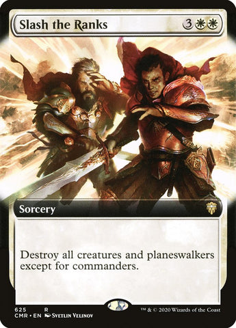 Slash the Ranks (Extended Art) [Commander Legends] (CMR 625)
