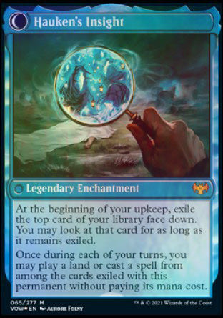 Jacob Hauken, Inspector // Hauken's Insight [Innistrad: Crimson Vow Prerelease Promos] (PVOW 65)