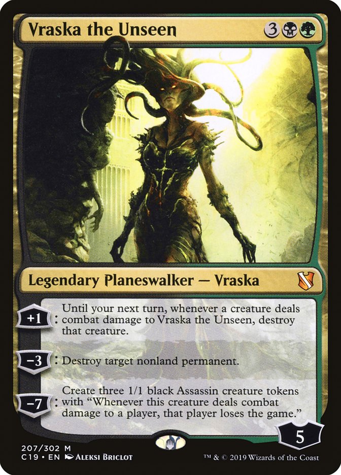 Vraska the Unseen [Commander 2019] (C19 207)