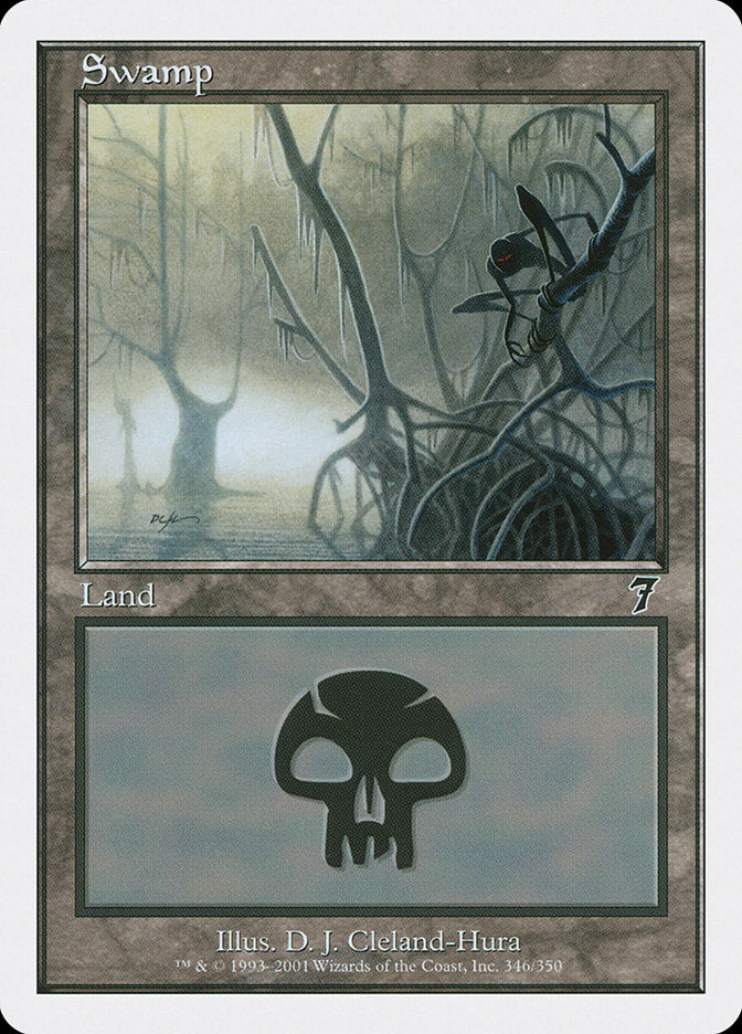 Swamp (#346) [Seventh Edition] (7ED 346)