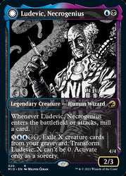 Ludevic, Necrogenius // Olag, Ludevic's Hubris (Showcase Eternal Night) [Innistrad: Midnight Hunt] (MID 320)