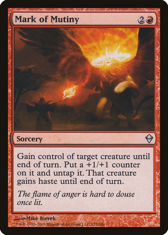 Mark of Mutiny [Zendikar] (ZEN 137)