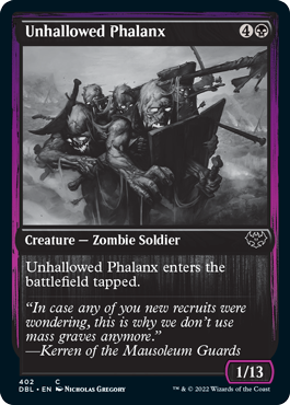 Unhallowed Phalanx [Innistrad: Double Feature] (DBL 402)