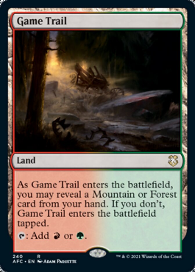 Game Trail [Dungeons & Dragons: Adventures in the Forgotten Realms Commander] (AFC 240)