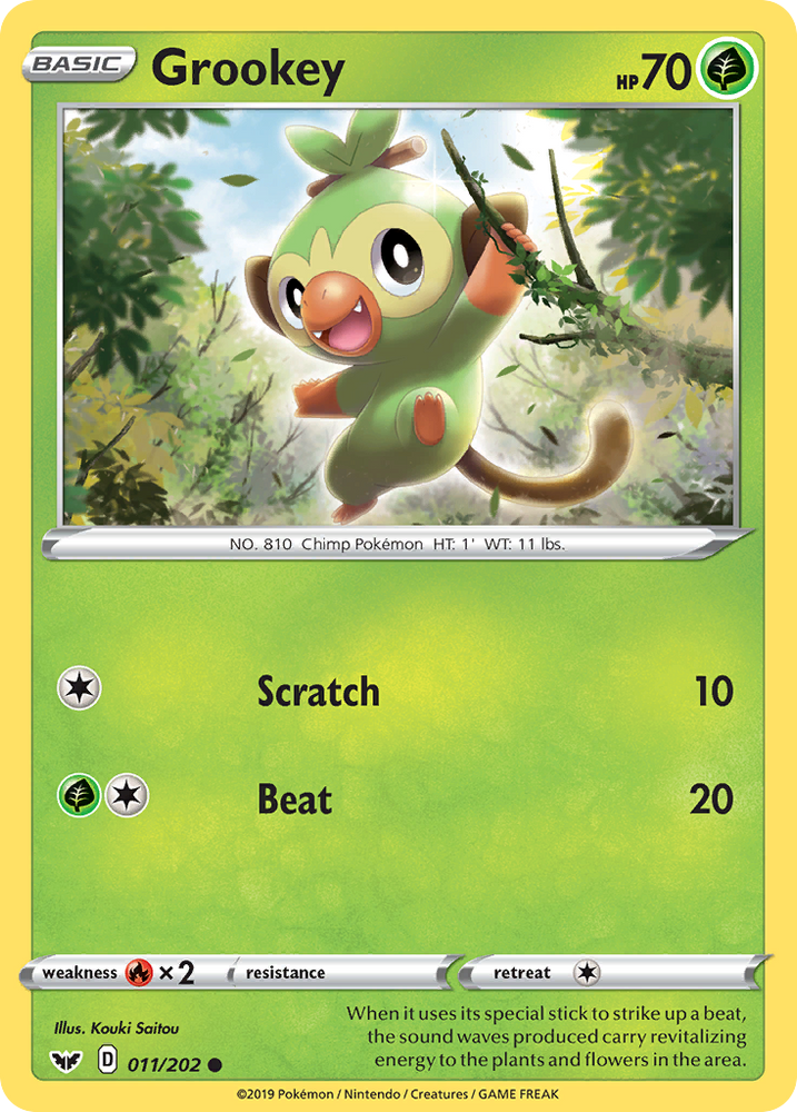 Grookey (11/202) [Sword & Shield: Base Set]