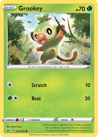 Grookey (11/202) [Sword & Shield: Base Set]