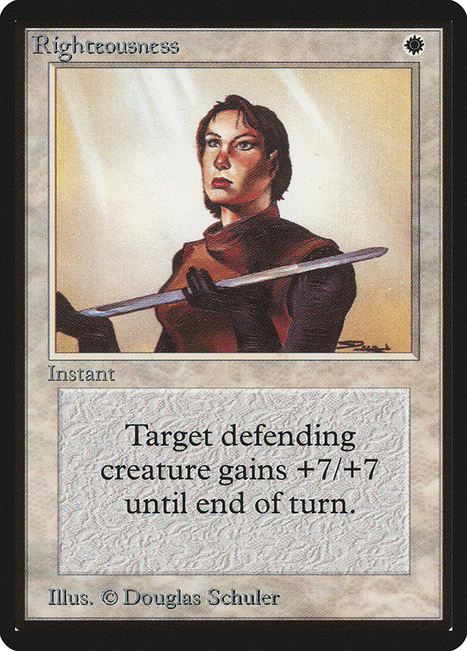 Righteousness [Limited Edition Beta] (LEB 37)