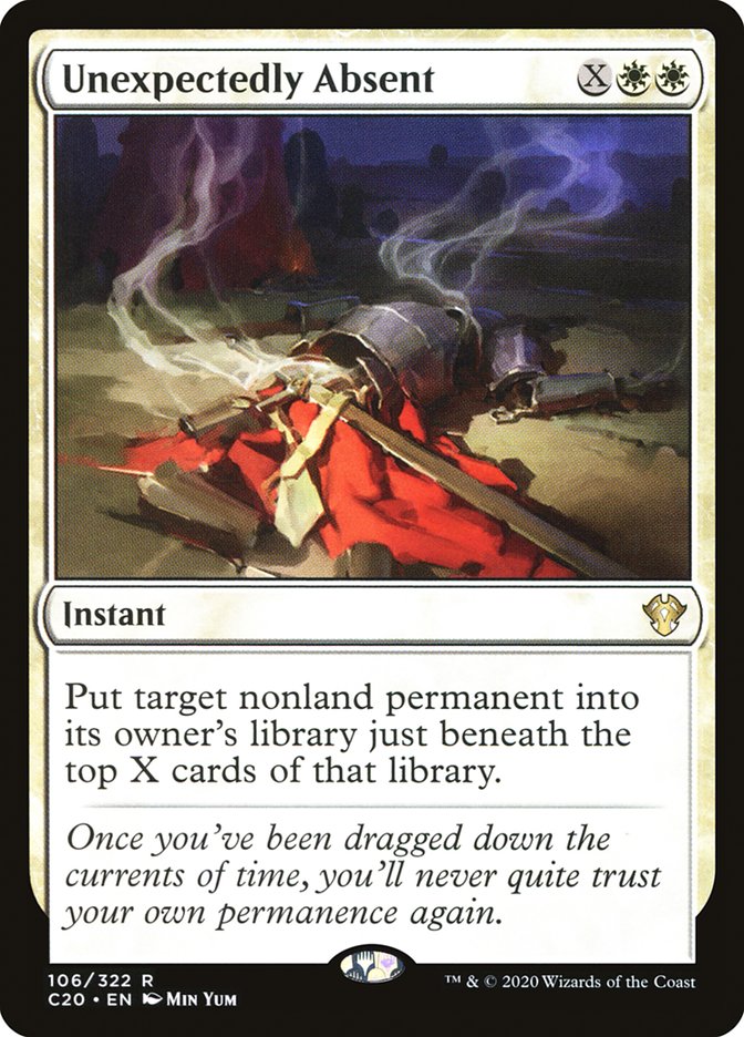 Unexpectedly Absent [Commander 2020] (C20 106)