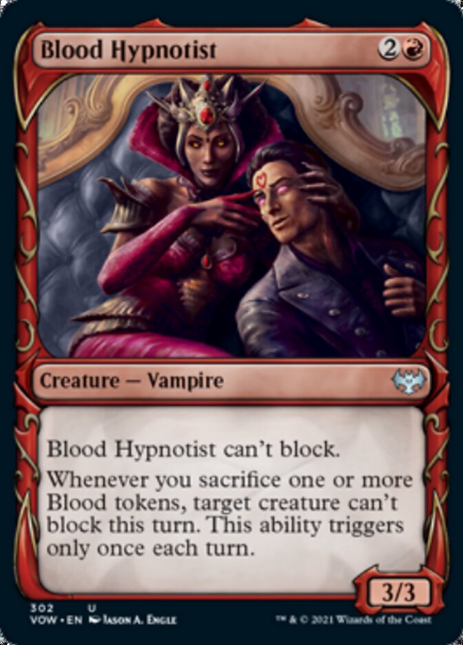Blood Hypnotist (Showcase Fang Frame) [Innistrad: Crimson Vow] (VOW 302)