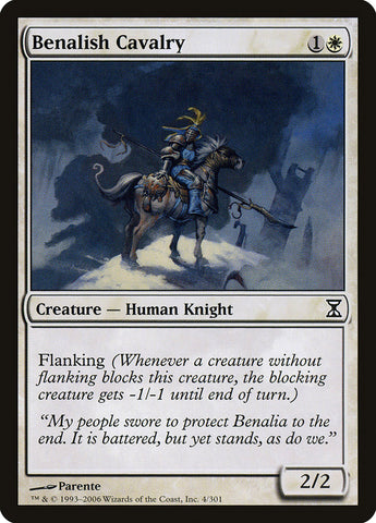 Benalish Cavalry [Time Spiral] (TSP 4)