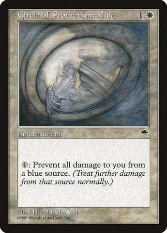 Circle of Protection: Blue [Tempest] (TMP 9)