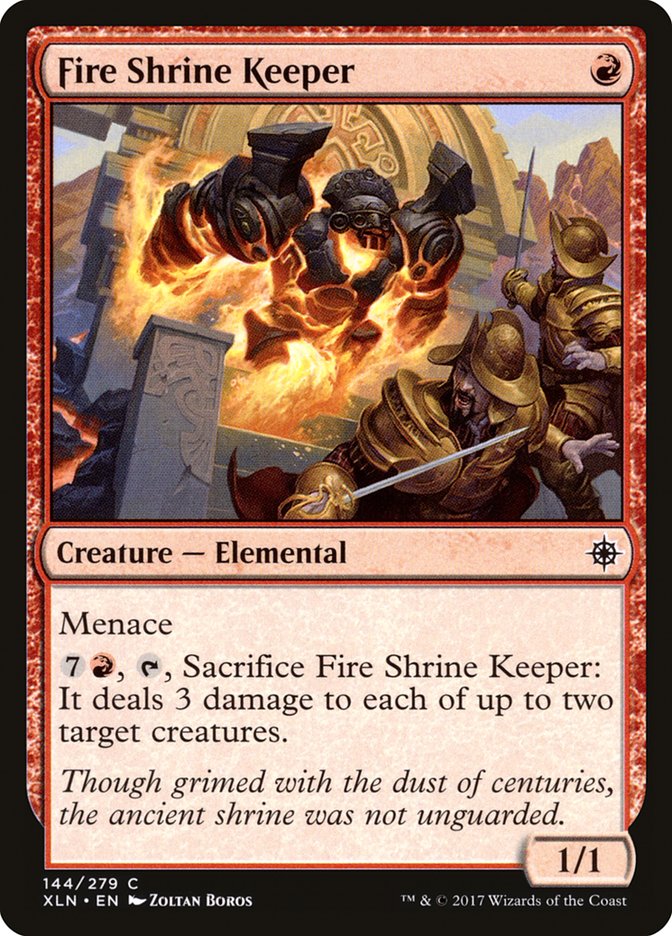 Fire Shrine Keeper [Ixalan] (XLN 144)