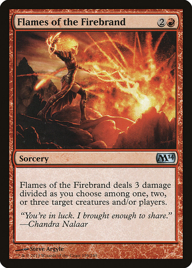 Flames of the Firebrand [Magic 2014] (M14 139)