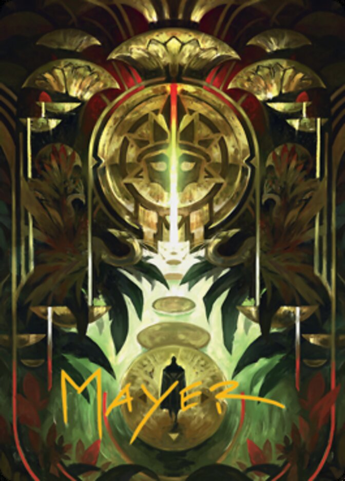 Jetmir's Garden 1 Art Card (Gold-Stamped Signature) [Streets of New Capenna Art Series] (ASNC 76)