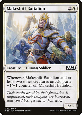 Makeshift Battalion [Core Set 2021] (M21 26)