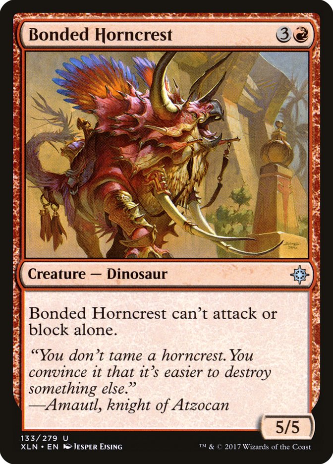 Bonded Horncrest [Ixalan] (XLN 133)