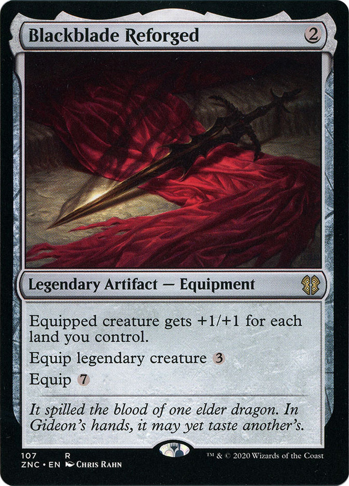 Blackblade Reforged [Zendikar Rising Commander] (ZNC 107)