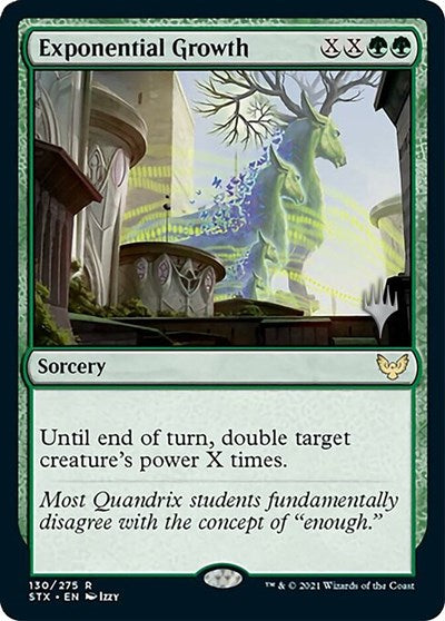 Exponential Growth (Promo Pack) [Strixhaven: School of Mages Promos] (PSTX 130)