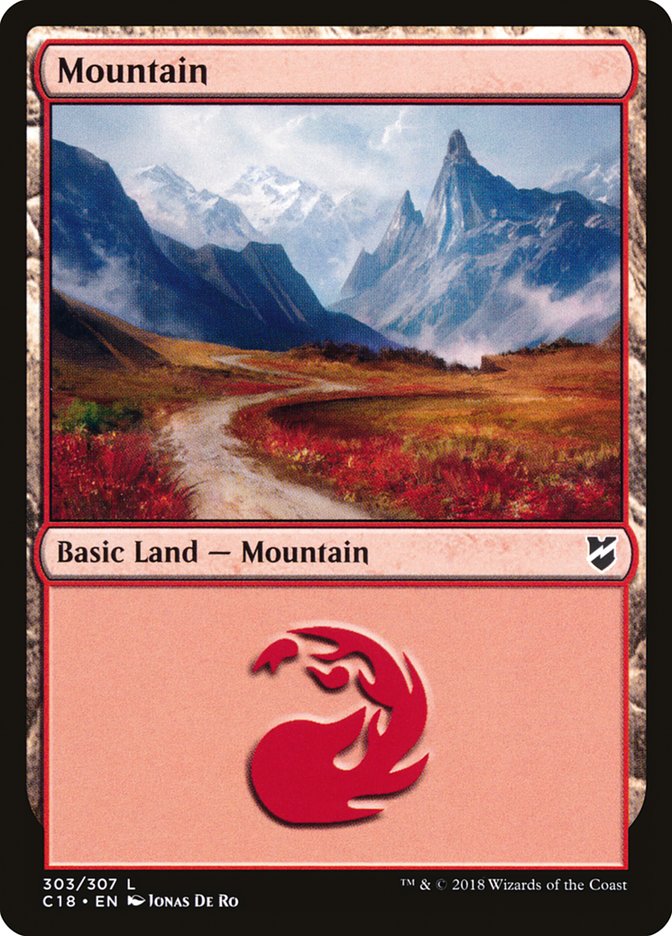 Mountain (#303) [Commander 2018] (C18 303)