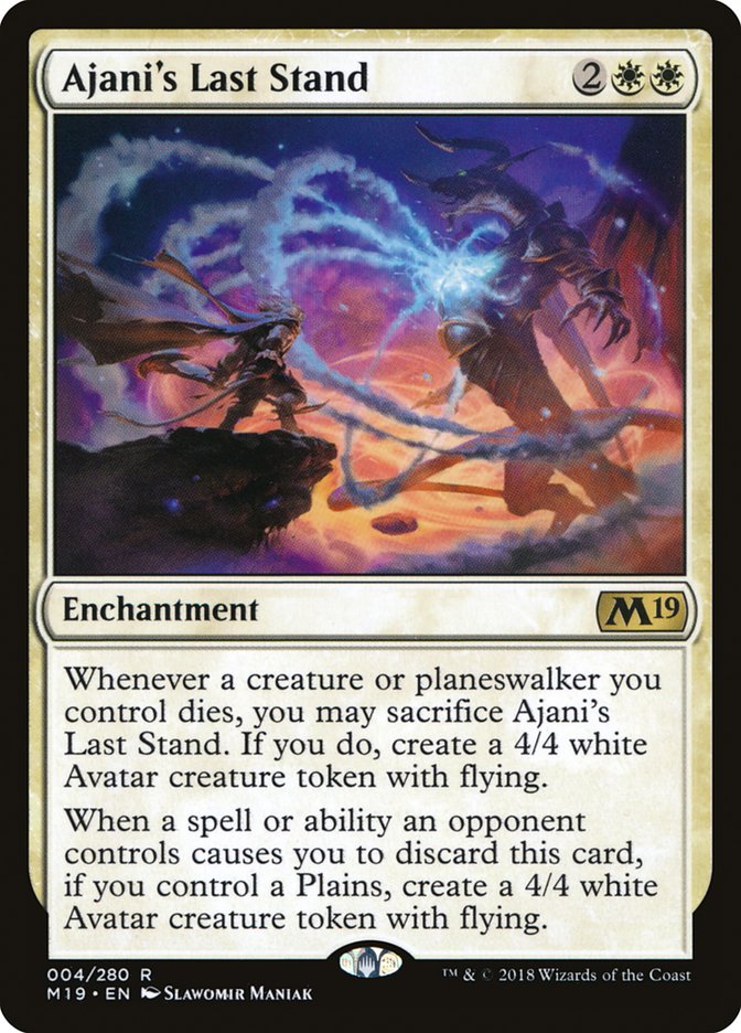 Ajani's Last Stand [Core Set 2019] (M19 4)