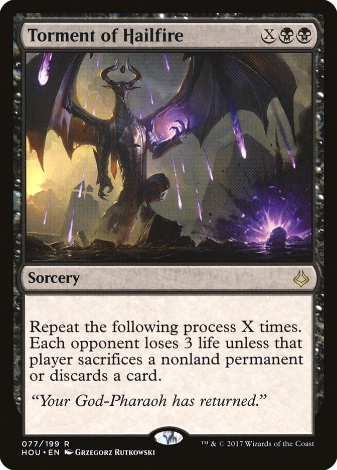 Torment of Hailfire [Hour of Devastation] (HOU 77)