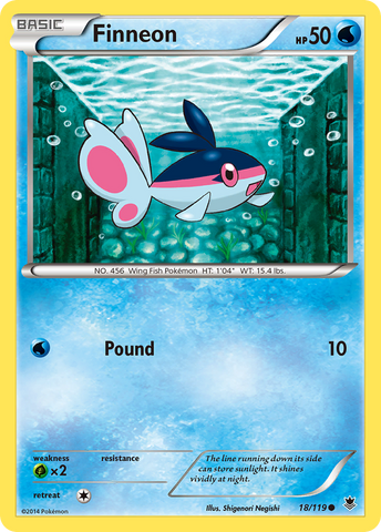 Finneon (18/119) [XY: Phantom Forces]