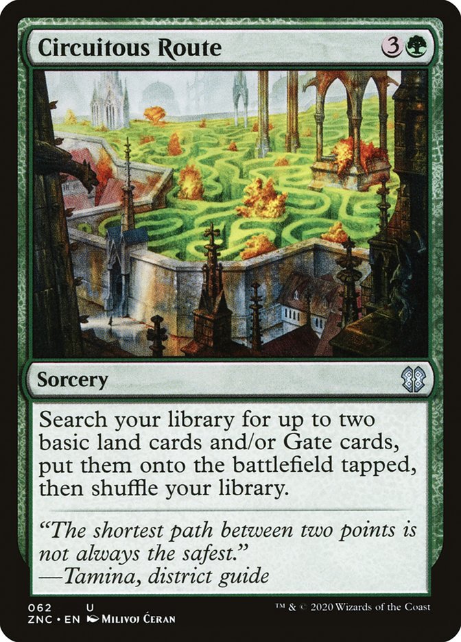 Circuitous Route [Zendikar Rising Commander] (ZNC 62)
