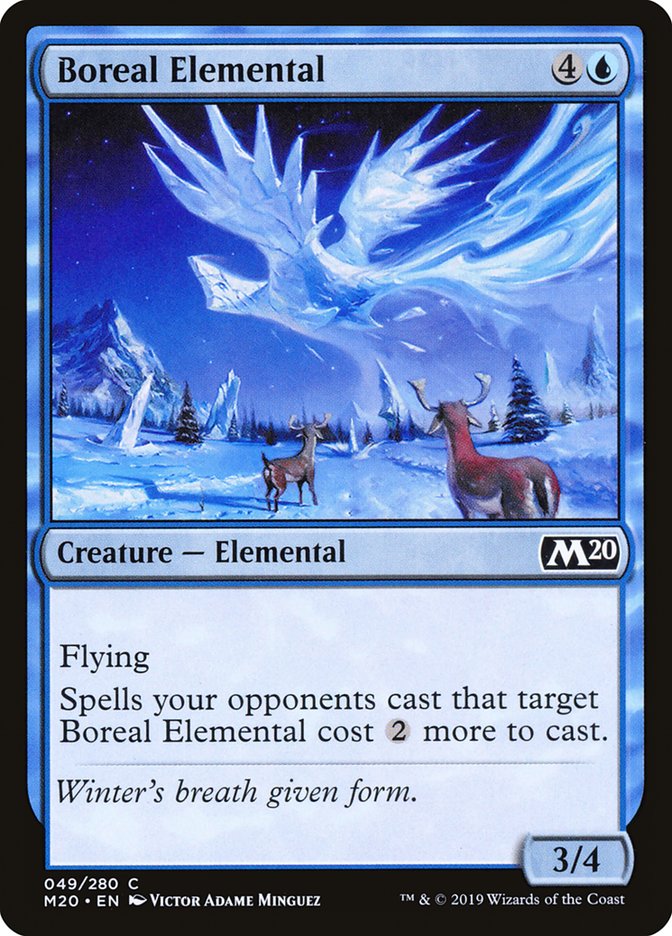 Boreal Elemental [Core Set 2020] (M20 49)
