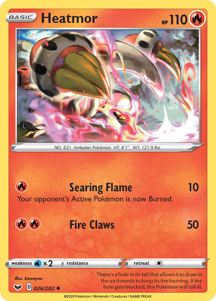 Heatmor (26/202) [Sword & Shield: Base Set]