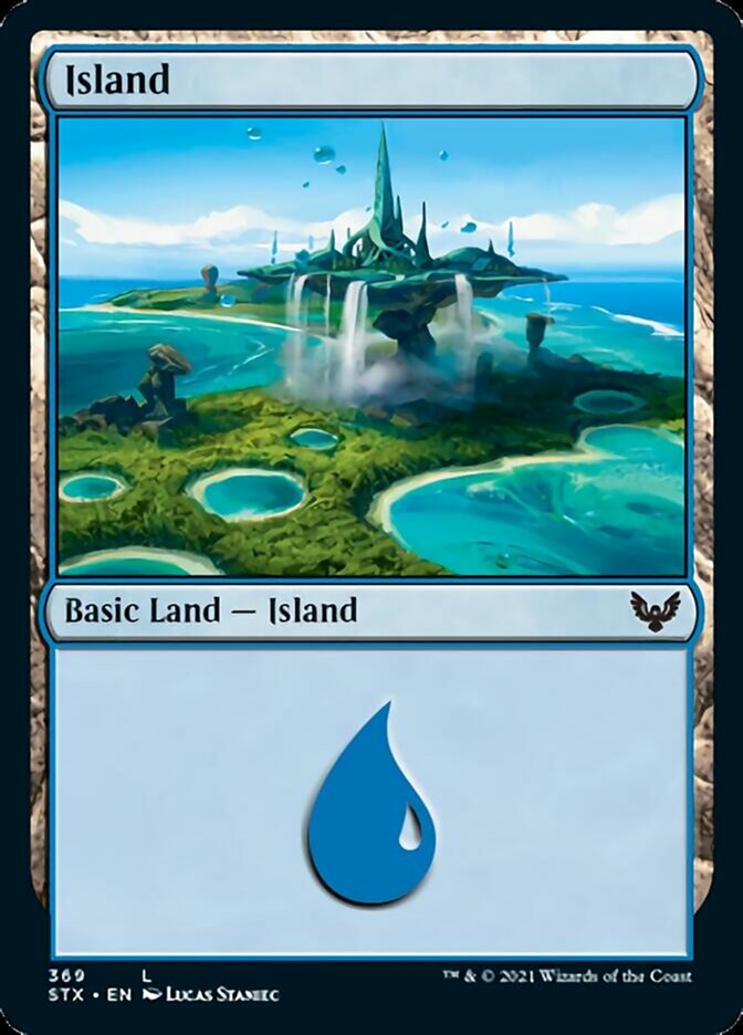 Island (#369) [Strixhaven: School of Mages] (STX 369)