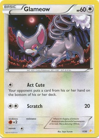Glameow (1/30) [XY: Trainer Kit - Pikachu Libre & Suicune]