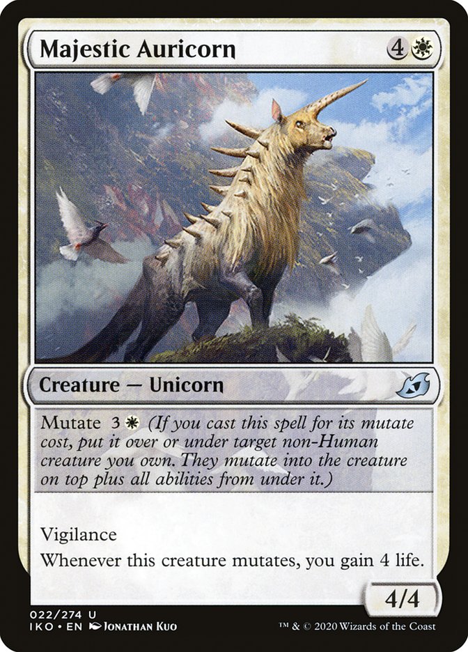 Majestic Auricorn [Ikoria: Lair of Behemoths] (IKO 22)