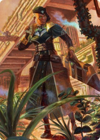 Vivien on the Hunt Art Card [Streets of New Capenna Art Series] (ASNC 22)