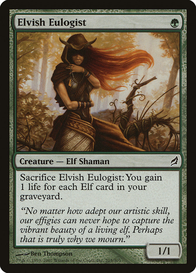 Elvish Eulogist [Lorwyn] (LRW 205)
