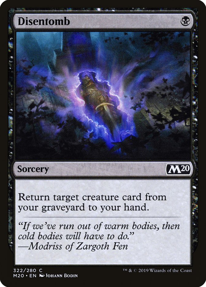 Disentomb [Core Set 2020] (M20 322)